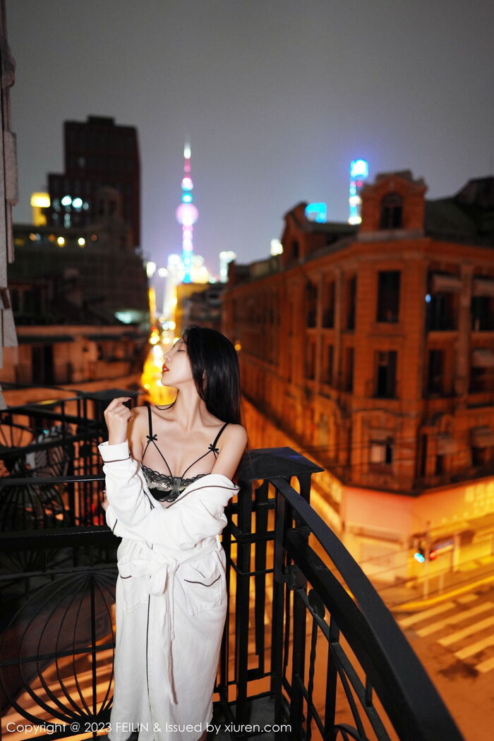 [FeiLin嗲囡囡] VOL.464_ Goddess Fukiki LRIS Private Cell Dewhitening Water Sleeve Dew Color Inner Clothing Delivery 黑丝吊袜诱惑Photo 89P 5th image
