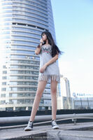[WingS Film Club] Vol.018_ young model Amor Qianye shows off a sexy bikini and a slender waist, charming 51 photos