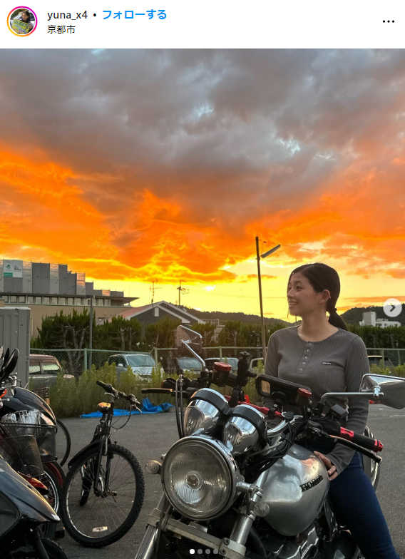 [Image] A genuine motorcycle girl, it was amazing when she took off wwwwww beautiful rider Arina, challenged her first swimsuit gravure in 'Weekly Playboy'! Revealing the body of a talent! 8th image