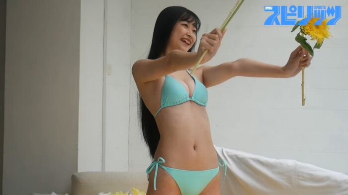【Image】Baby-faced loli talent idol (17), swimsuit gravure is too sexy・・・ Chiba Hina is cute and has excellent style and is the strongest!! 15th image