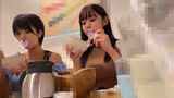 3P daddy activity voyeur video ♪ with two pairs of super milk JDs with high face, body, and SEX awareness