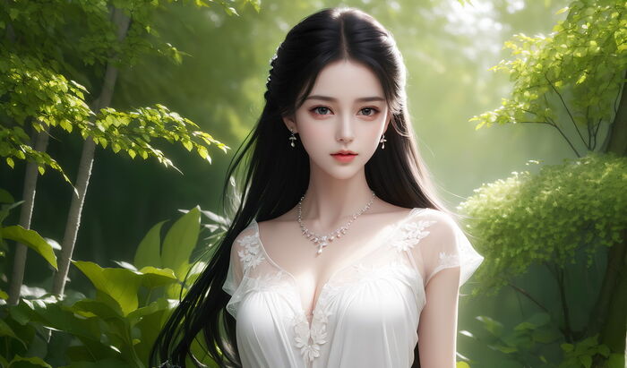 AI 美图007期巧笑倩兮主题感sleep衣美女Photo 及下载50P 13th image