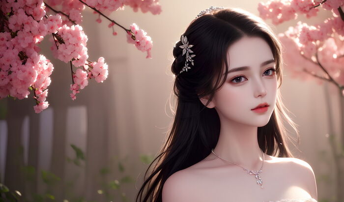 AI 美图007期巧笑倩兮主题感sleep衣美女Photo 及下载50P 14th image