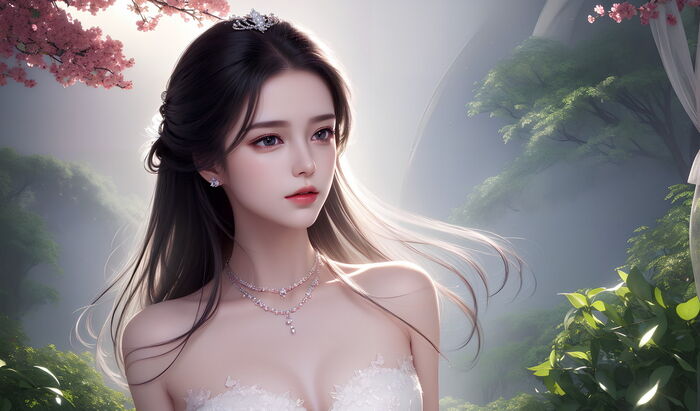 AI 美图007期巧笑倩兮主题感sleep衣美女Photo 及下载50P 17th image