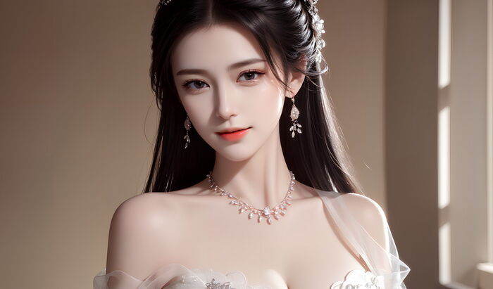 AI 美图007期巧笑倩兮主题感sleep衣美女Photo 及下载50P 39th image