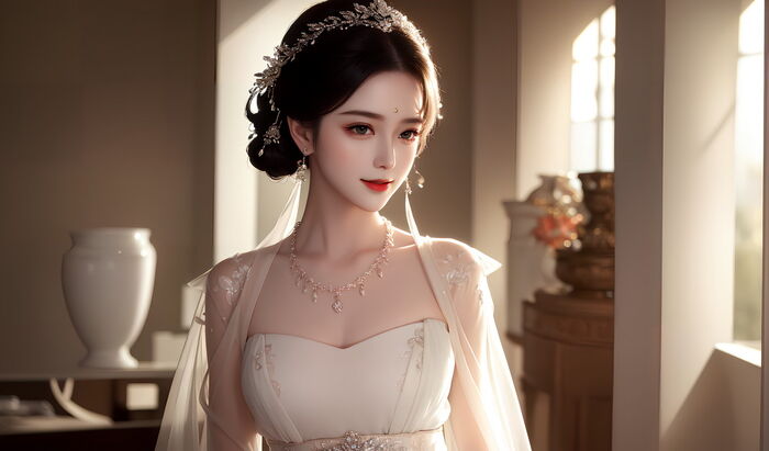 AI 美图007期巧笑倩兮主题感sleep衣美女Photo 及下载50P 44th image