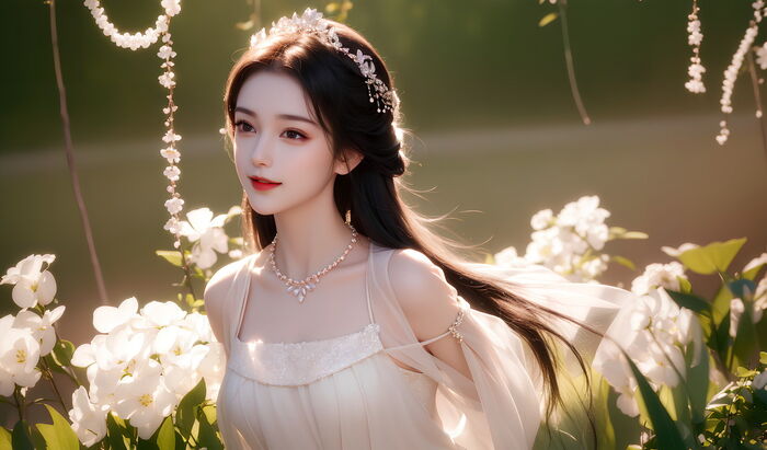 AI 美图007期巧笑倩兮主题感sleep衣美女Photo 及下载50P 8th image