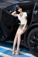 [XiaoYu画语界]Vol.1096_模特奶瓶.性感白T配超短牛仔裤露白色内衣秀曼妙身姿诱惑写真90P
