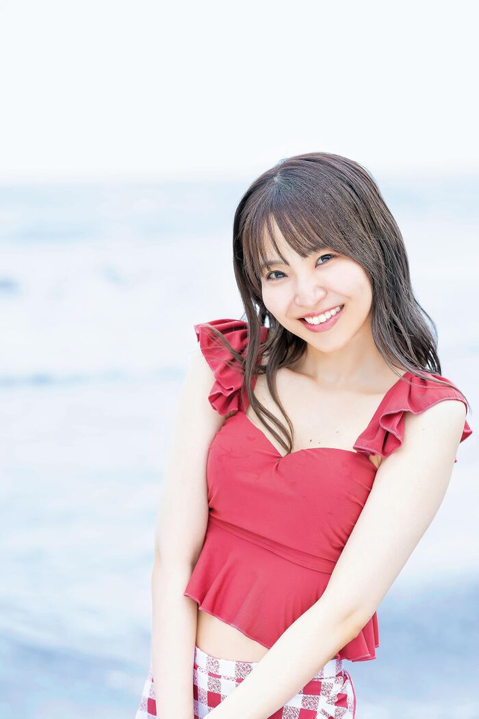 [Image] Popular voice actor lifts the ban on swimsuit gravure for the first time wwwwwwwww Natsumi Murakami on the release of her 2nd photo book, 'Swimsuit! (laughs)' 16th image