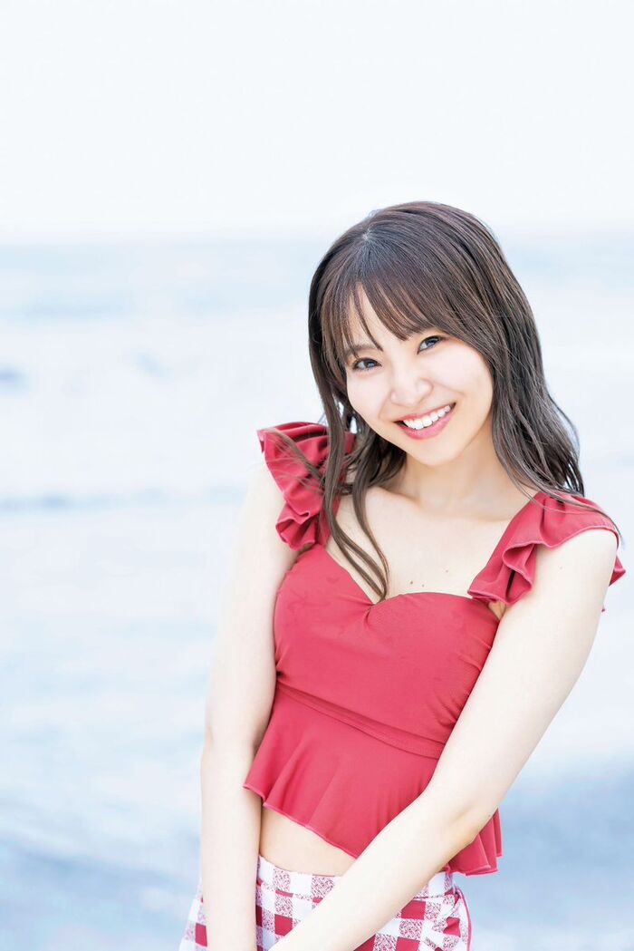 [Image] Popular voice actor lifts the ban on swimsuit gravure for the first time wwwwwwwww Natsumi Murakami on the release of her 2nd photo book, 'Swimsuit! (laughs)' 3th image