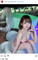 [Swimsuit image] Active Mo daughter. Big open in the night pool wwwwwwwwww Miki Nonaka, the bikini appearance in the latest photo book is too stimulating and dangerous wwwwwwwwww