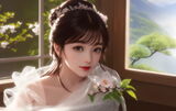 AI美图029期月下佳人主题靓丽迷人的美breast小姐姐erotic 感写真及下载38P