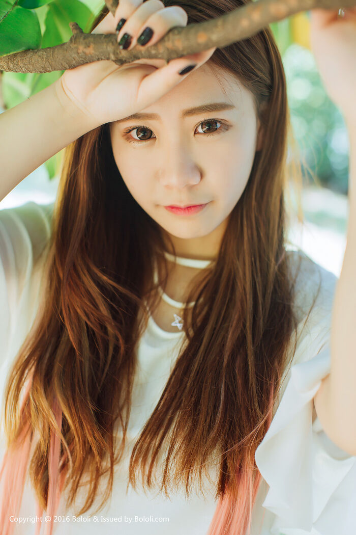 [Tukmo兔几盟] Vol.109_清纯嫩模董成丽游乐园里白Short Sleeve衫配yellow Short 裙清爽迷人Photo40P 31th image