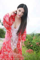[HuaYan flower plumber] Vol.055_嫩模谢芷馨Sindy苏梅岛旅拍白缕空吊带内衣完美诱惑Photo 40P